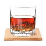 4-Piece Bamboo Coaster Set with Holder