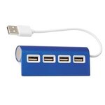 4-Port Aluminum Wave USB Hub