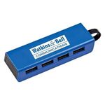 4-Port Traveler USB Hub With Phone Stand