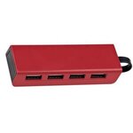 4-Port Traveler USB Hub With Phone Stand