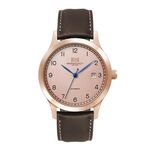 40MM STEEL ROSE GOLD CASE, 3 HAND "AUTOMATIC" MVMT... - Rose-gold