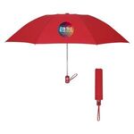 44" Arc Super Automatic Telescopic Inversion Umbrella - Red