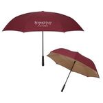 48" Arc Clifford Inversion Umbrella - Khaki With Red