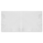 5"x5.375" White 3-Ply Off-Folded Beverage Napkins - White