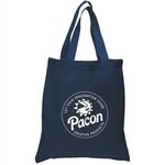 5.5 oz. Economy Cotton Canvas Tote Bag - Navy Blue