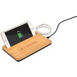 5W Bamboo Desktop Wireless Charger -  