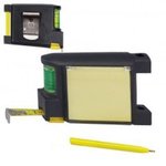 6 1/2 Ft. Level Notepad Tape Measure - Black