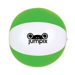 6" Beach Ball - Green-white