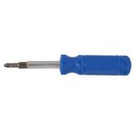 6-in-1 Screwdriver with Phillips, Flat, and Hex capabilities - Royal