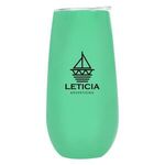 6 Oz. Korabel Stemless Champagne Flute - Seafoam Green