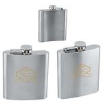 Buy Imprinted Stainless Steel Flask 6 Oz