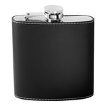 6 oz. Tuscany (TM) Flask - Black