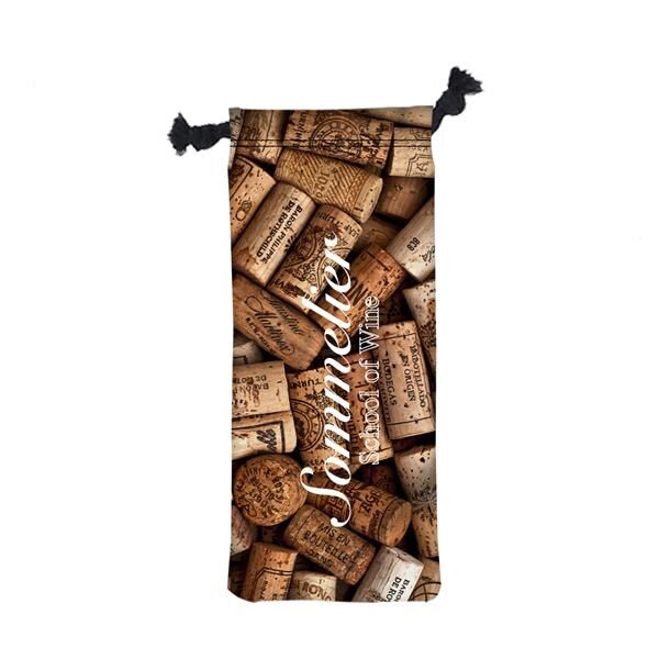 Main Product Image for 6" W x 15.5" H Wine Drawstring Bag