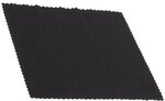 6- x 6- 220GSM Antimicrobial Microfiber Lens Cloth - Medium Black