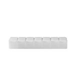 7 Day Pill Case - White