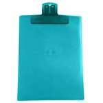 9" x 12" Keep-It (TM) Clipboard - Translucent Aqua