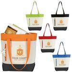 Buy Custom Printed Color Zip Tote