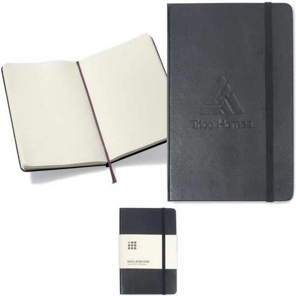 Main Product Image for Custom Printed Moleskine(R) Hard Cover Squared Large Notebook