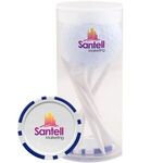 Buy Custom Logo 1-Ball 5-Tee Par Pack w/Poker Chip Ball Marker