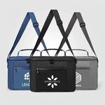Buy Branded City Pack 600D RPET Zippered Cooler Bag -