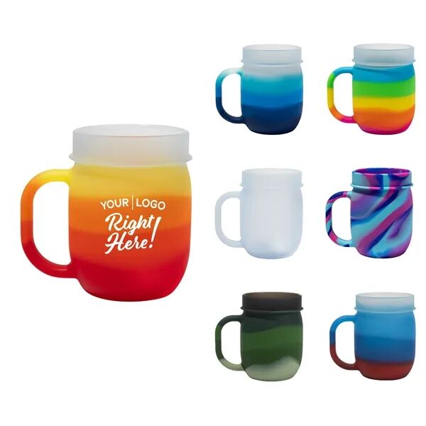 Main Product Image for Custom Printed Silicone Barrel Glass 25 oz