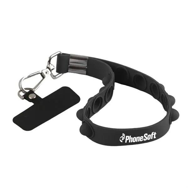 Main Product Image for Custom Printed Silicone Fidget Toy Phone Wristlet & Key Holder