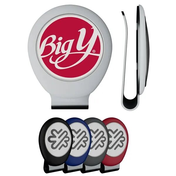 Main Product Image for Custom Printed Pitchfix Golf Hat Clip with Ball Marker