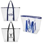 Buy Custom Printed ClearVue EVA Zipper Tote