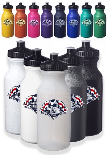 Main Product Image for Custom Plastic Water Bottles 20 oz