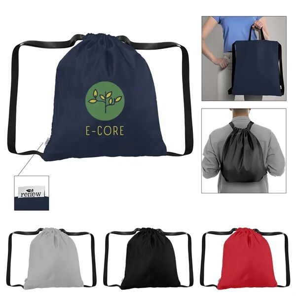 Main Product Image for Custom Printed Joel rPET Drawstring Tote Bag