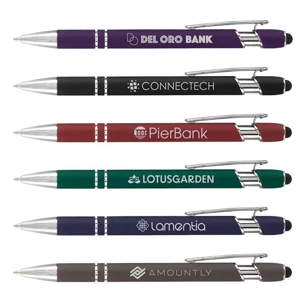 Main Product Image for Laser Engraved Ellipse Softy Gel Pen w/Stylus