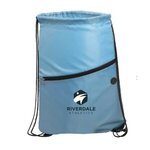 Buy Custom Printed Incline Drawstring Backpack With Zipper