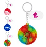 Buy Branded Push Pop Bubble Round Fidget Sensory Keychain