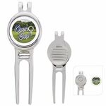 Buy Custom Printed Golfers Divot Tool with Ball Marker