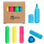 Buy Custom Printed 4-In-1 Mini Highlighter Set