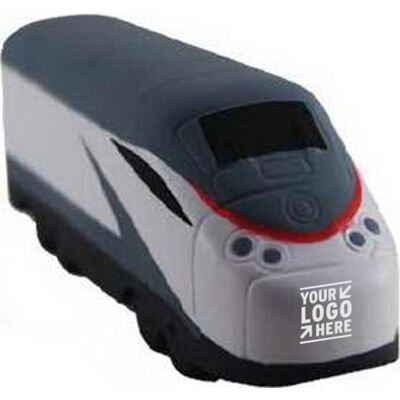 Main Product Image for Custom Printed Train Shaped Stress Reliever