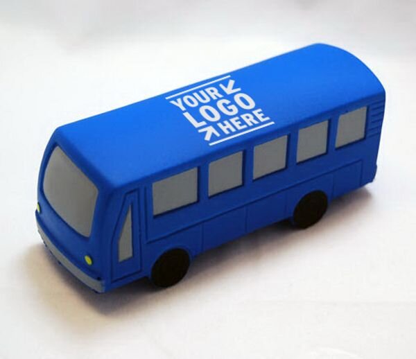 Main Product Image for Custom Printed City Bus Stress Reliever