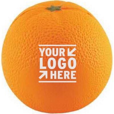 Main Product Image for Custom Printed Orange Stress Reliever