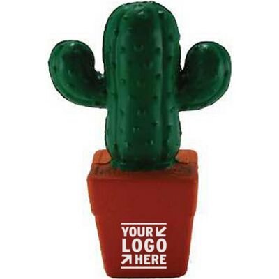 Main Product Image for Custom Printed Cactus In Pot Stress Reliever