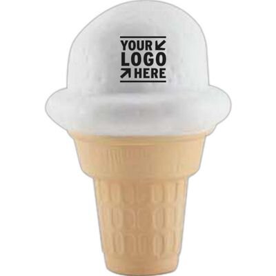 Main Product Image for Custom Printed Ice Cream Cone Stress Reliever