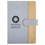 Buy Custom Printed Bamboo Journal W/ Magnetic Closure & FSC Paper