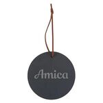 Buy Laser Engraved 4" Slate Round Ornament