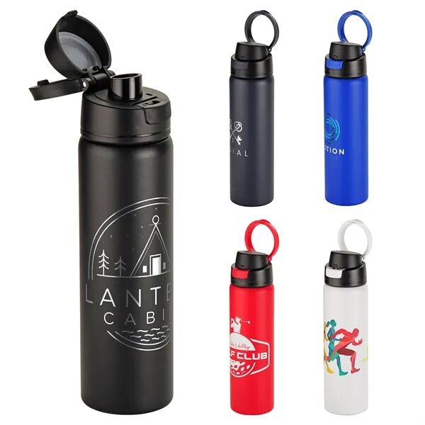 Main Product Image for Custom Printed Cabrio Recycled Stainless Insulated Bottle 24 oz