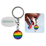 Buy Custom Printed Rainbow Key Chain