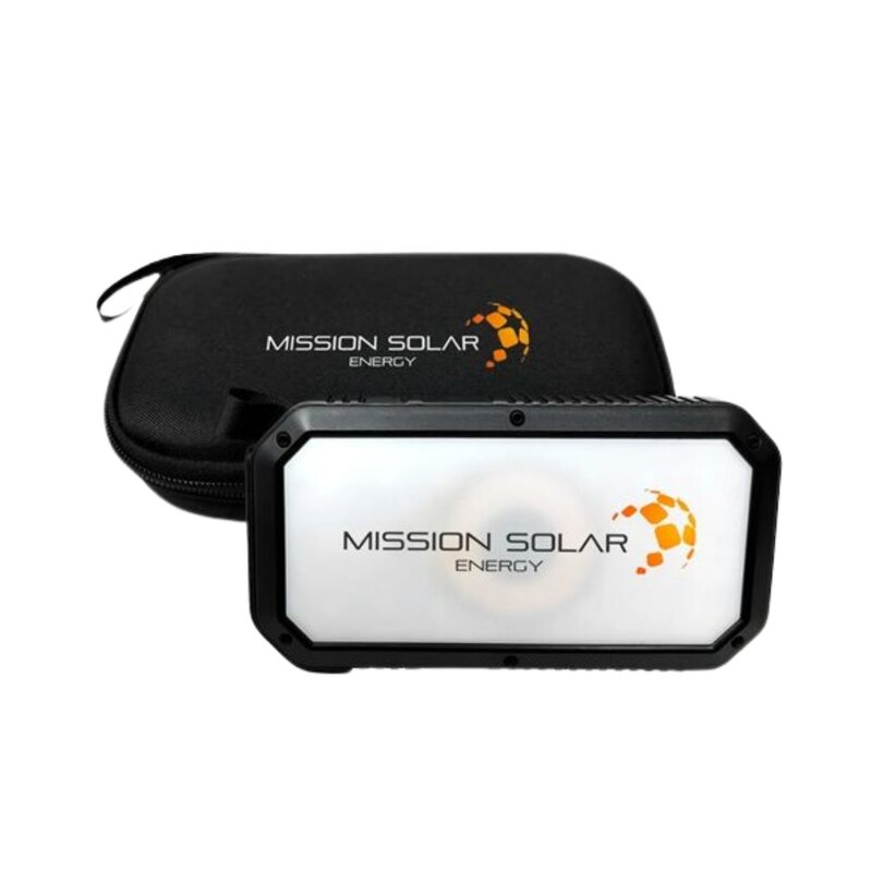 Main Product Image for Full Color Solar Qi 2.0 10,000 mAh Power Bank With Travel Case