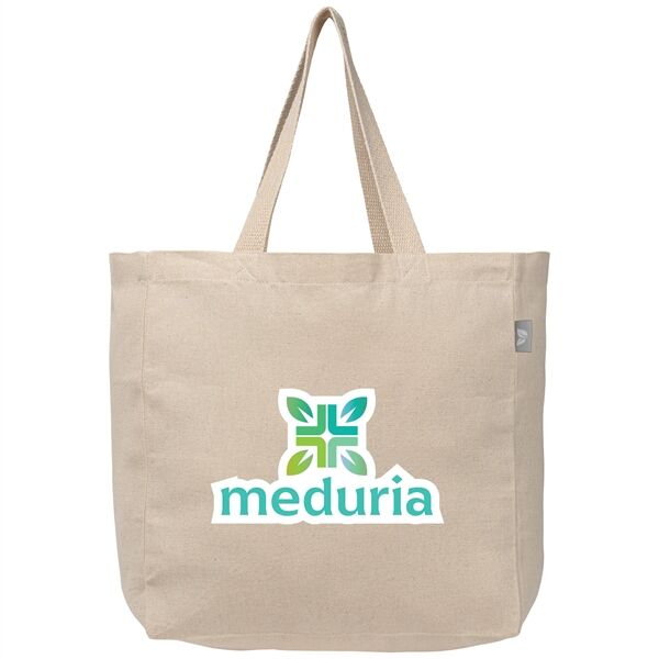 Main Product Image for Custom Printed Toronto Recycled Cotton Blend Tote Bag 8 oz