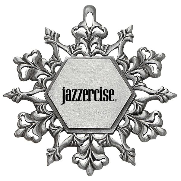 Main Product Image for Custom Printed Pewter Snowflake Ornament