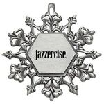 Buy Custom Printed Pewter Snowflake Ornament