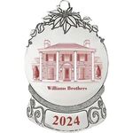 Buy Custom Printed Silver Snow Globe Ornament