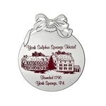 Buy Custom Printed Silver Holiday Ball Ornament